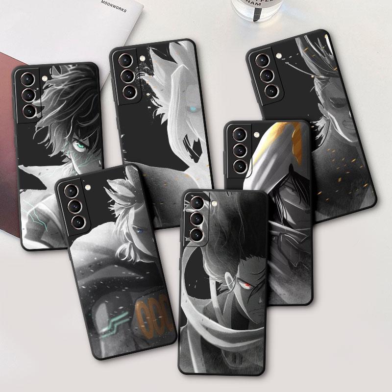 Матовый черный мягкий чехол-сумка для Samsung Galaxy S10e S10 S9 S23 Ultra 5g S8 S7 S20 Fe S21 S22 Plus S9plus My Hero Academia, чехол