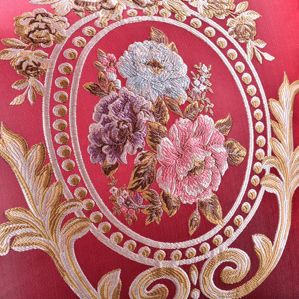 Чехол для поясничной подушки автомобиля Европейский жаккардовый классический чехол для диванной подушки Подушка для сна дома/в офисе