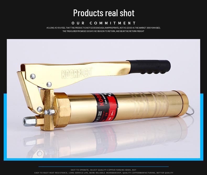 Высоконапорный двойного действия шприц-смазчик с цепью для экскаваторов