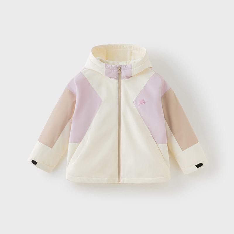 David Bella Kidsren's Fleece Windproof Jacket for Boys and Girls, Three-Proof Jacket, 2026 Winter New Style, Outdoor Kidsren's Clothing for Girls