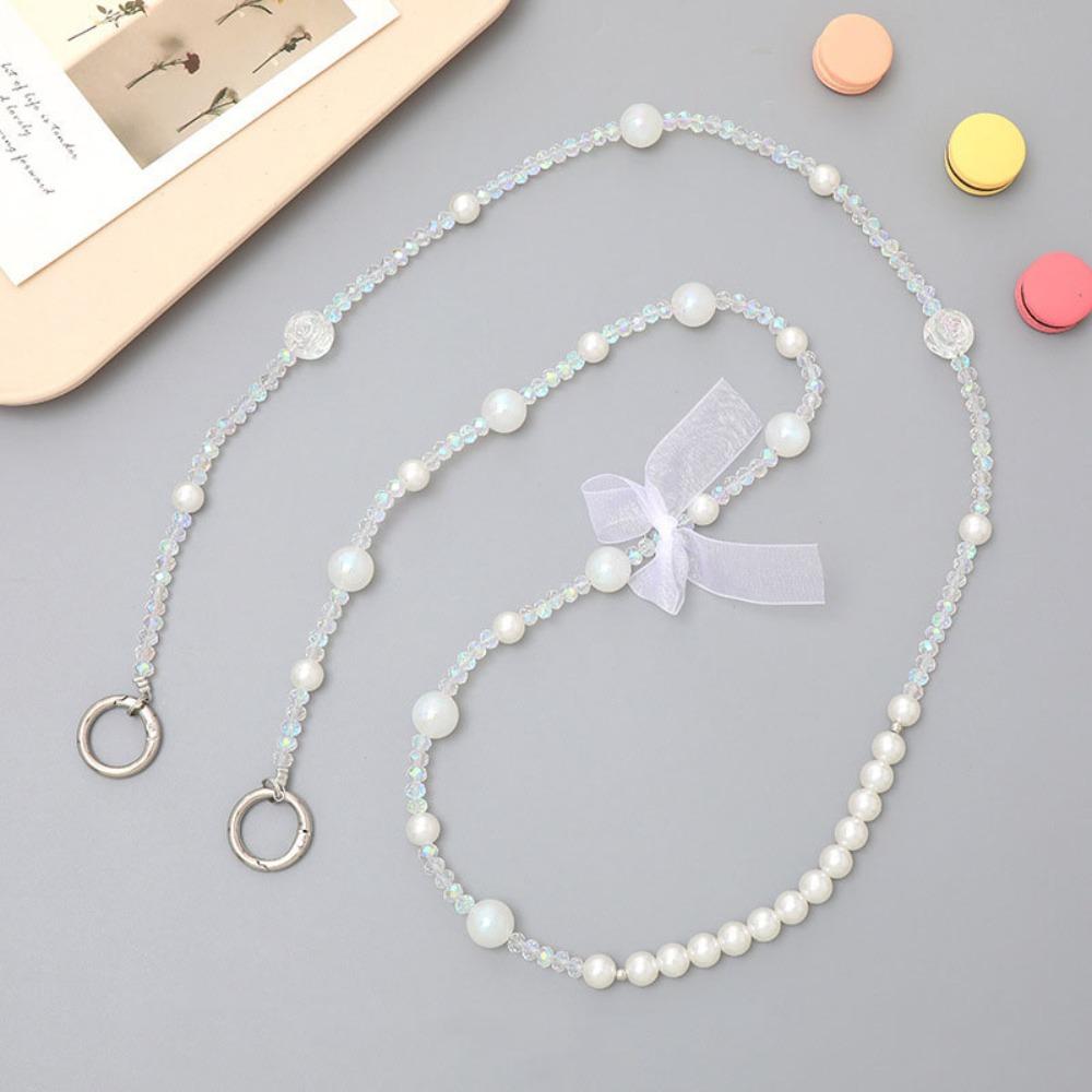 Ремешок для мобильного телефона с бантом, шейный ремешок для телефона с медведем, ремешок для телефона через плечо, подвесные украшения