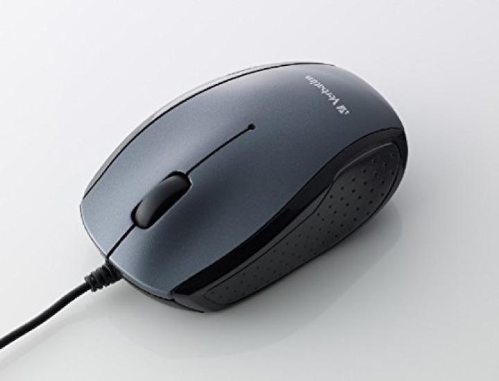 VERBATIMJAPAN Проводная мышь BlueLED [USB 1,5 м, Mac/Win] (3 кнопки) MUSYBLZV1 [3-кнопочный]