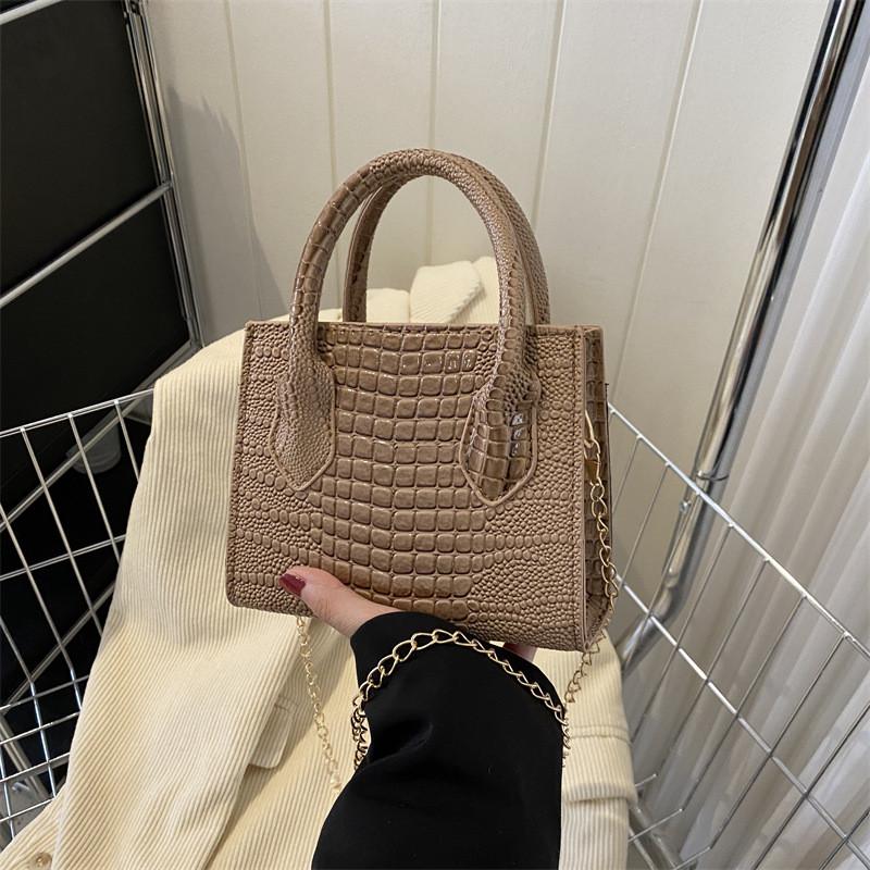 Chic And Trendy Small Square Handbag Casual Crossbody Bag With Unique Design For Everyday Use