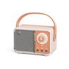 Cute Retro Bluetooth Speaker Knob Type Stepless Volume Adjustment Portable Speaker Bluetooth Speaker Stereo Wireless Speaker - (Orange)