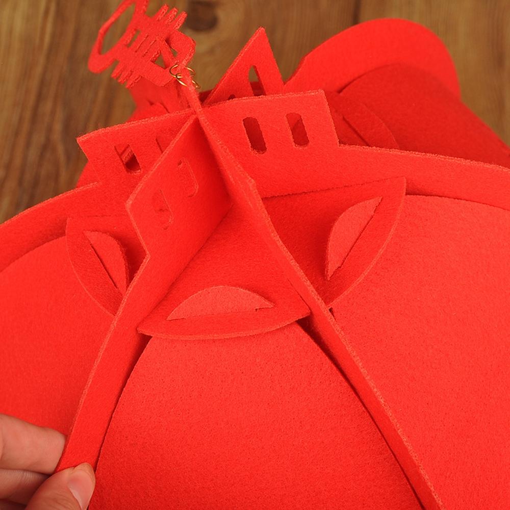 Праздничный домашний декор Китайский Новый год Подвесные украшения Праздничные принадлежности Красные бумажные фонарики