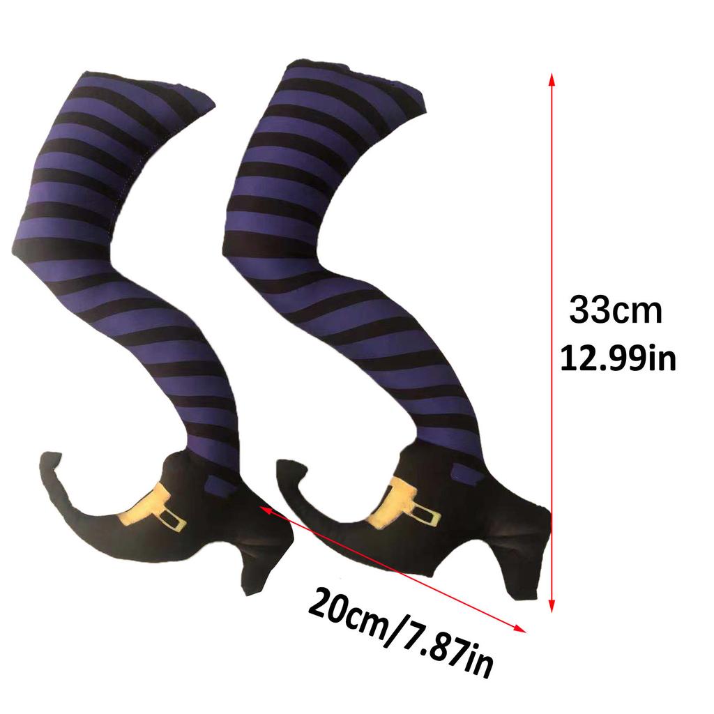 Halloween Witch Drop Witch Broom' Garden Potted Garden Decoration Ornaments