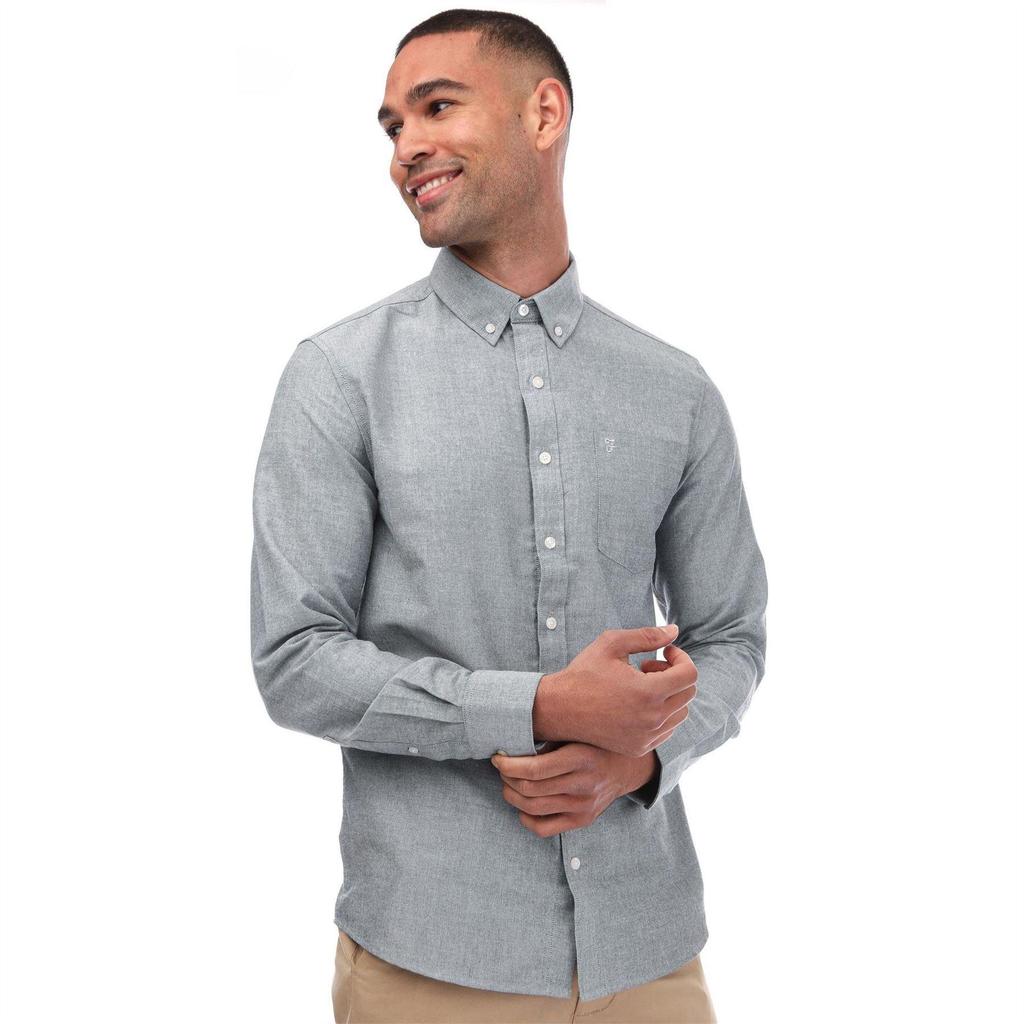 Farah Mens Drayton Long-Sleeved Shirt