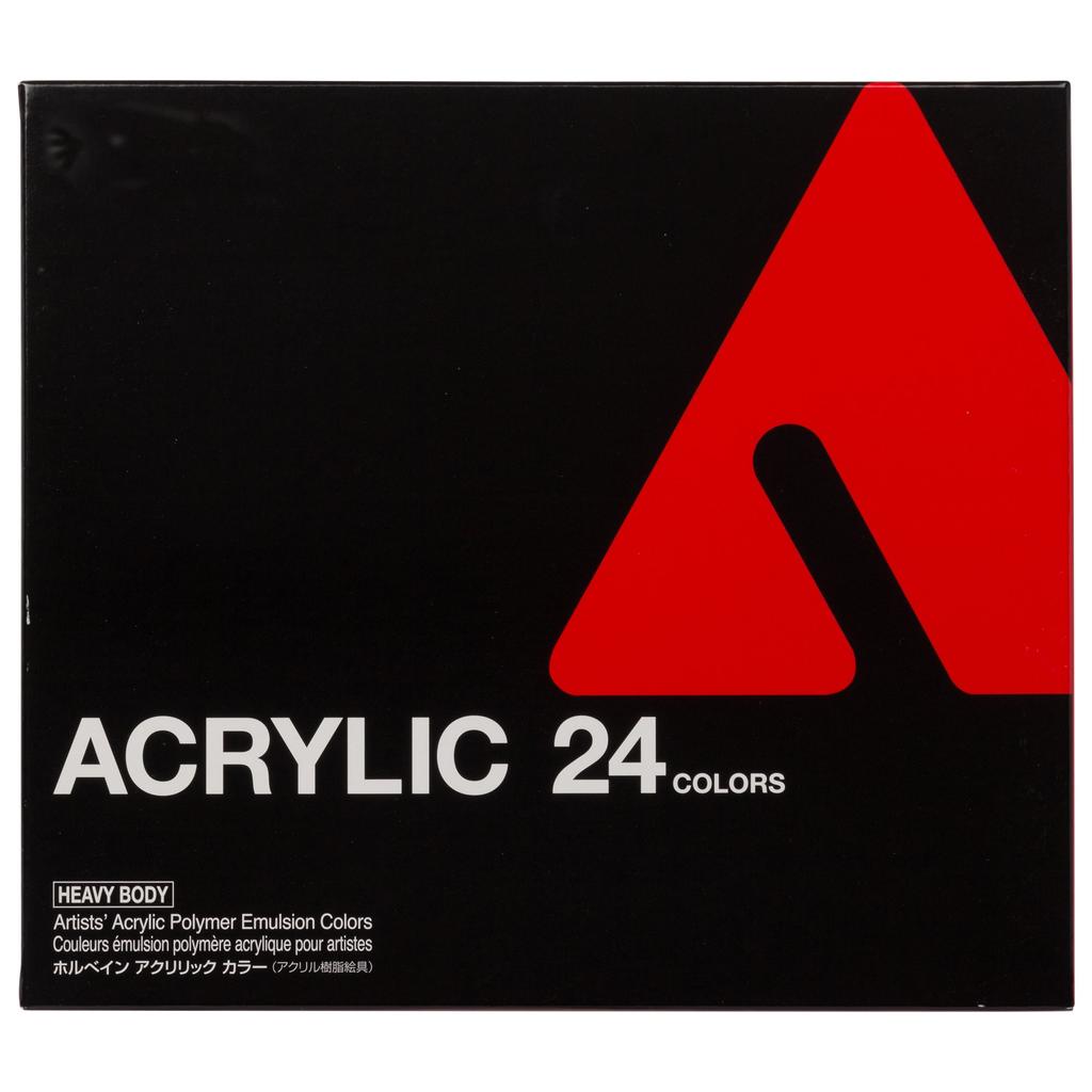 Holbein Acrylic Color AU995 20ml 24 Color Set 16995 [Heavy Body]