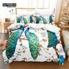 Peacock Bedding Set, 3Pcs Duvet Cover Set, Soft Comfortable Breathable Duvet Cover, For Bedroom Guest Room Decor