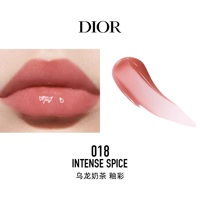 Dior Очаровательный блеск для губ Помада Образец Натуральный Стеклянный Увлажнение губ Пухлые губы Псевдо-макияж Подарок на День матери для мамы Косметика #018 2мл