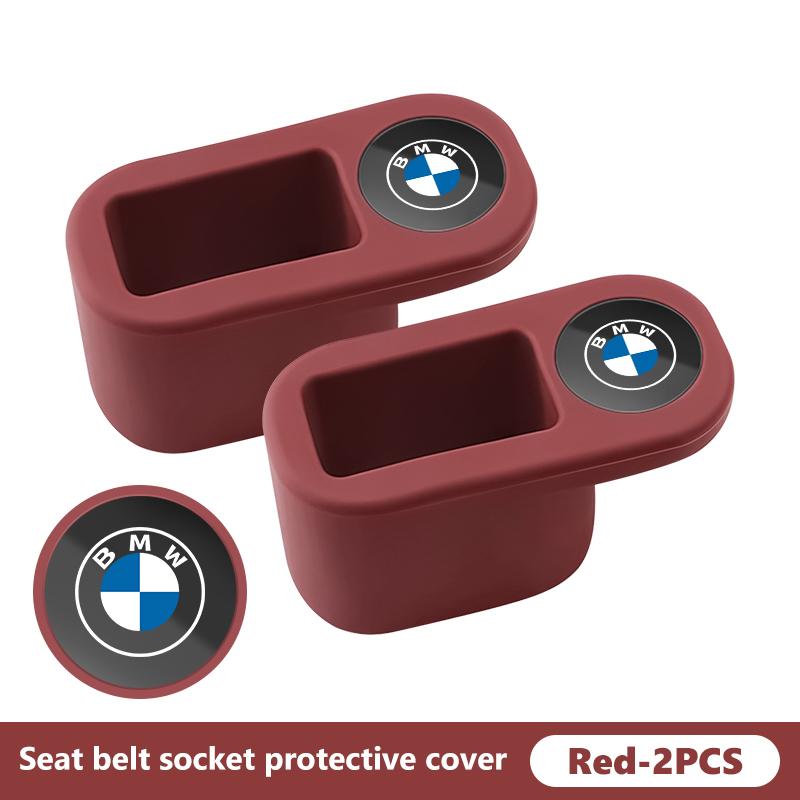 Car Seat Belt Base Anti Scratch Cover Auto Interior Accessories For BMW M F10 F20 F30 F40 F15 F25 F26 F31 F49 E62 E83 E84 qa0