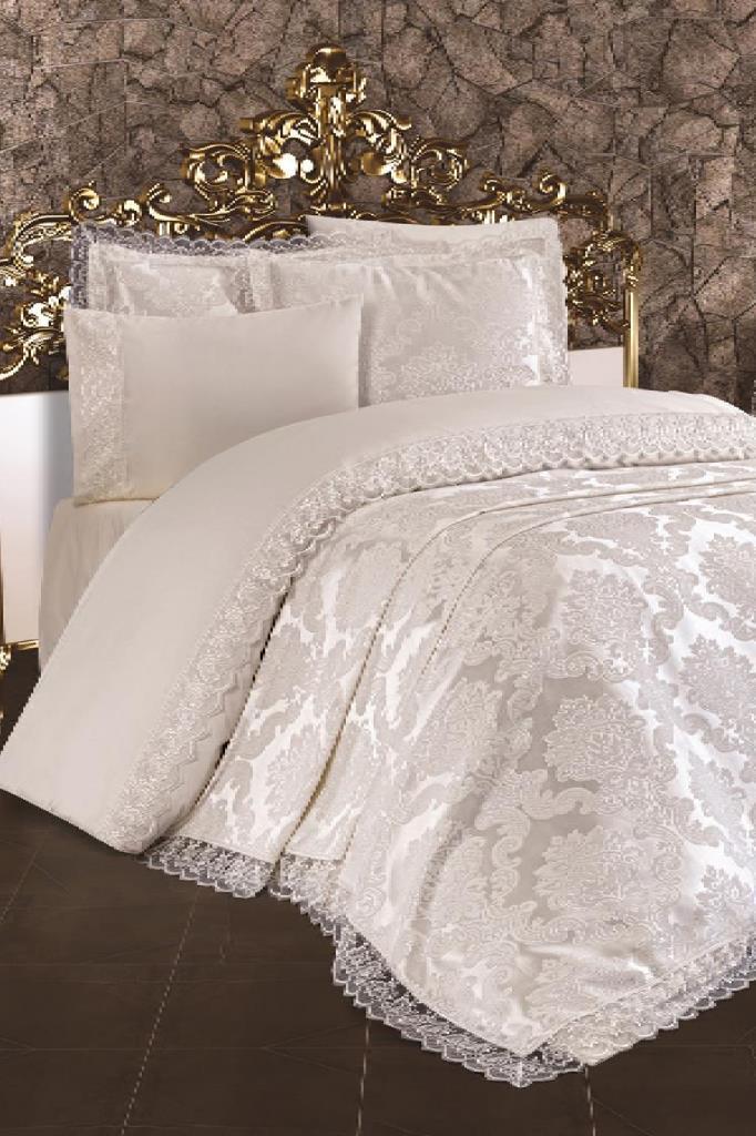 Свадебный набор из 7 предметов French Lace Lalezar Cream