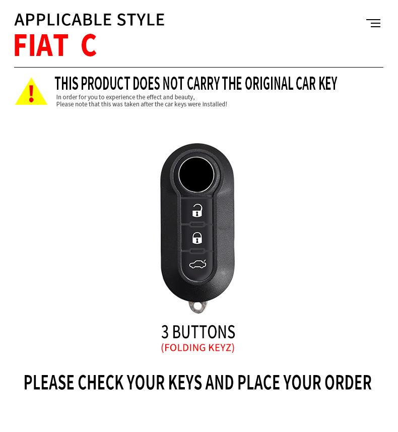 Fiat 500, Bravo, Iveco Eurocargo Key Remote Protective Shell