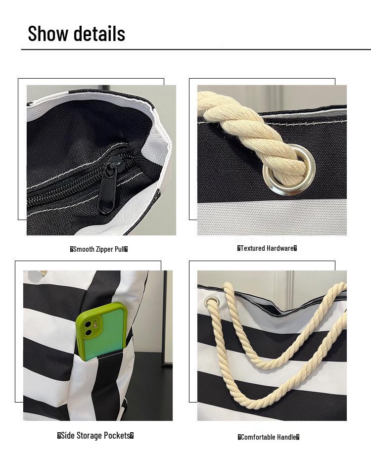 Женская дорожная сумка большой вместимости для пляжа и путешествий, 2025 год