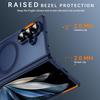 UYUXIO Magnetic Mobile Phone Case for Samsung Galaxy Z Fold 7 Wireless Charging Cases Translucent Slim Rugged Cover with Magnet