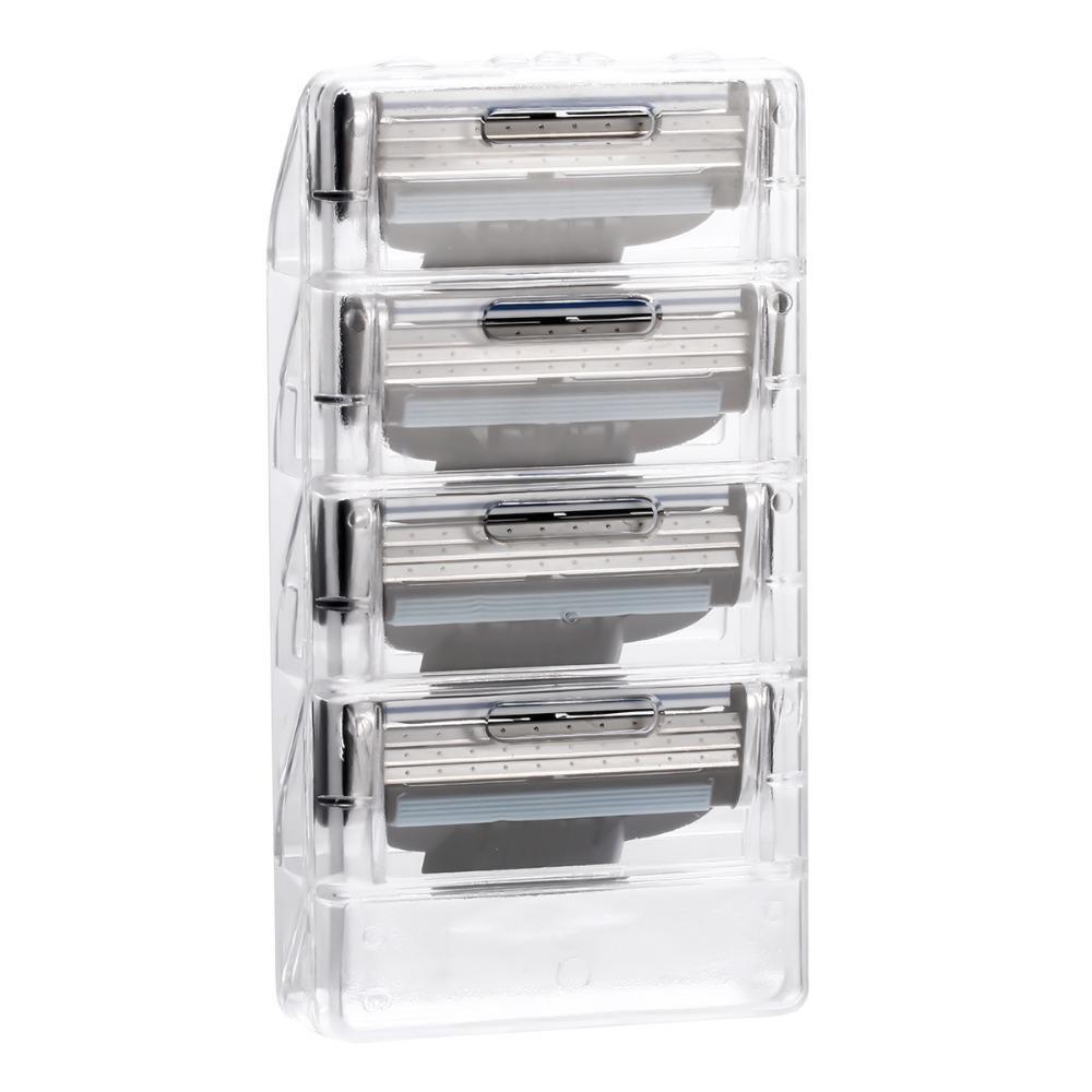 4Pcs Blade Standard Manual 3-layer Razor Blade for Men's Razors Tool
