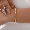 Stainless Steel Women Bracelet Chain Bracelet for Wedding Party Jewelry Birthday girlfriend Valentine's day Gift
