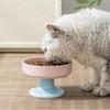 Керамическая миска для кошек с цветными блоками, приподнятая над полом, защищает шейные позвонки. Товары для животных.