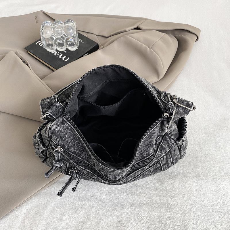 Рюкзак женский в стиле ретро из денима на одно плечо, дорожная сумка через плечо Grand