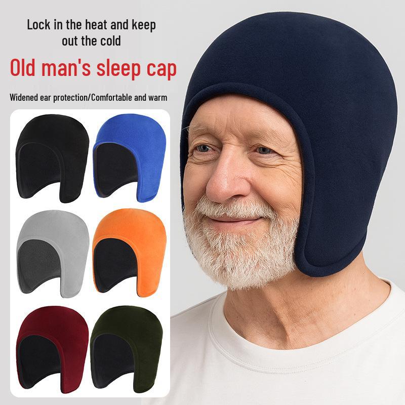 Зимняя флисовая шапка для велоспорта: Толстая, теплая защита ушей, совместимая со шлемом Лей Фэна