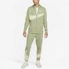 Nike Knitted Sweatpants Men's Oil Green Moderate Cuffed Pants FB8577-386