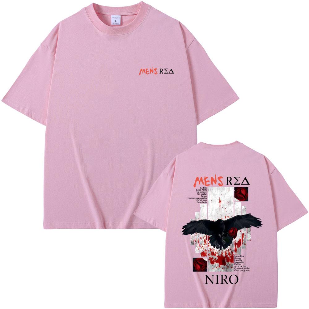 Rapper Niro Unisexs Rea Album Graphic Tshirt OX7 T Shirts Unisex Women Hip Hop Fashion Pop Music Tshirts Male Casual Vintage T Shirt