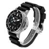 Мужские автоматические механические часы черные резиновые керамические