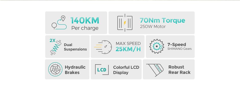 Электровелосипед ENGWE E26 48V16Ah 140KM Желтый, Оригинальный Dyson - E26-ENGWEZ