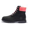 Timberland Linden Woods 6-дюймовые водонепроницаемые ботинки 'Черный нубук с розовым' Женские A44FA-001