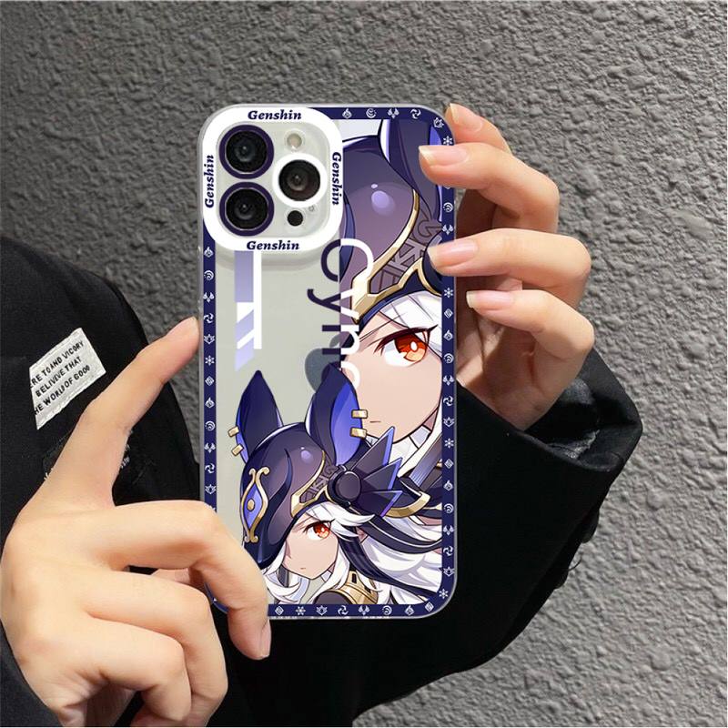 Чехол для телефона Genshin Impact в стиле аниме для iPhone 11 12 13 Mini Pro Max 14 Pro Max Чехол корпус