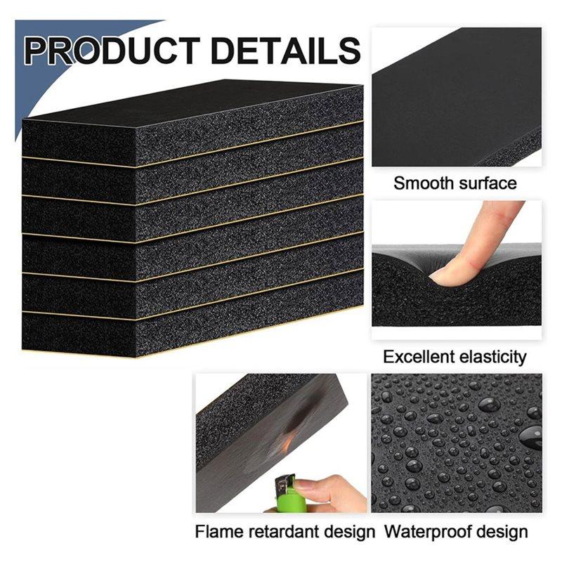 Garage Wall Protector 8 Pack For Car Doors Garage Bumpers For Parking For Car Self Adhesive Wall Guard Anti-Collision EVA Interior Mirrors 6
