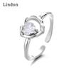 Классическое кольцо Lindon из медного сплава с цирконием, женские ювелирные изделия, свадебный подарок для вечеринки