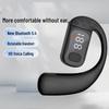 Универсальные Bluetooth-наушники: Накладные/Внутриканальные, Цифровой дисплей, Надежная посадка для спорта, Подходят для обоих ушей