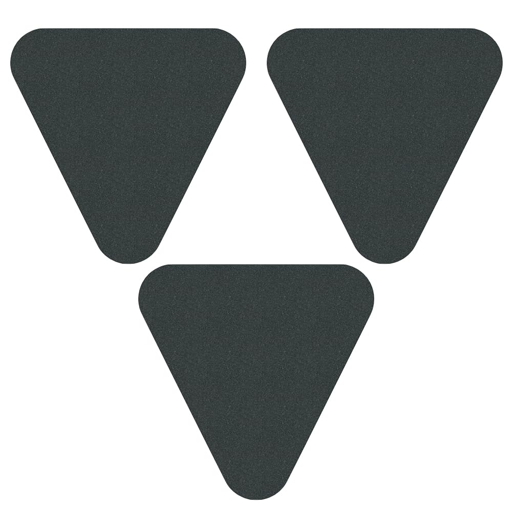 All Bright Guitar Picks Triangle Shape Black Made in Japan Ultra-Thin 0.25mm 3-Pack