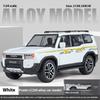 Масштаб 1/24 Toyota Land Cruiser PRADO 2025 Внедорожник Сплав Литой Модель Машины Звук и Свет Хобби Коллекционирование Подарки для Детей