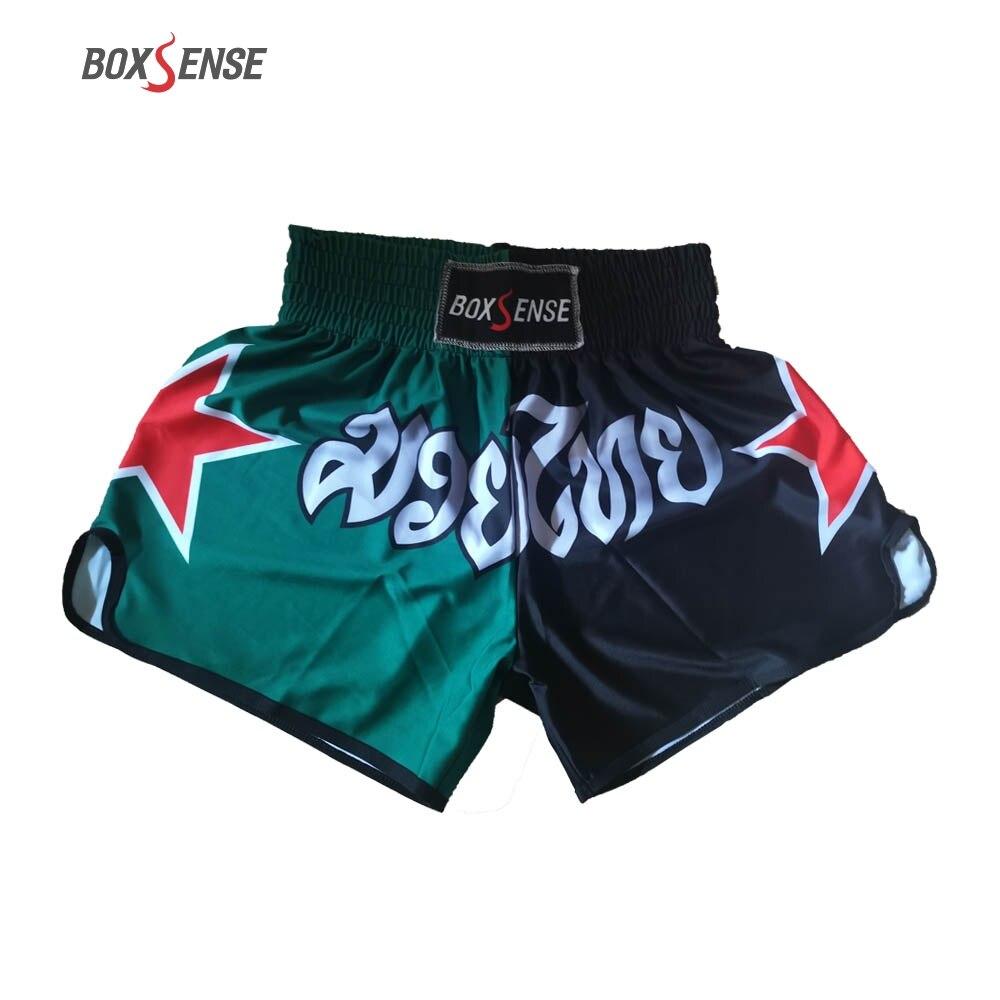 Kickboxing Fight MuayThai Shorts Adult Kids Light Breathable Boxing Trunks Man Woman Printing Grappling Sanda MMA Shorts