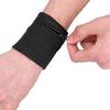 3 шт. спортивный браслет с карманом на молнии, очень широкий эластичный ремешок для защиты запястья, дышащий и поглощающий пот фитнес-кошелек на запястье для бега