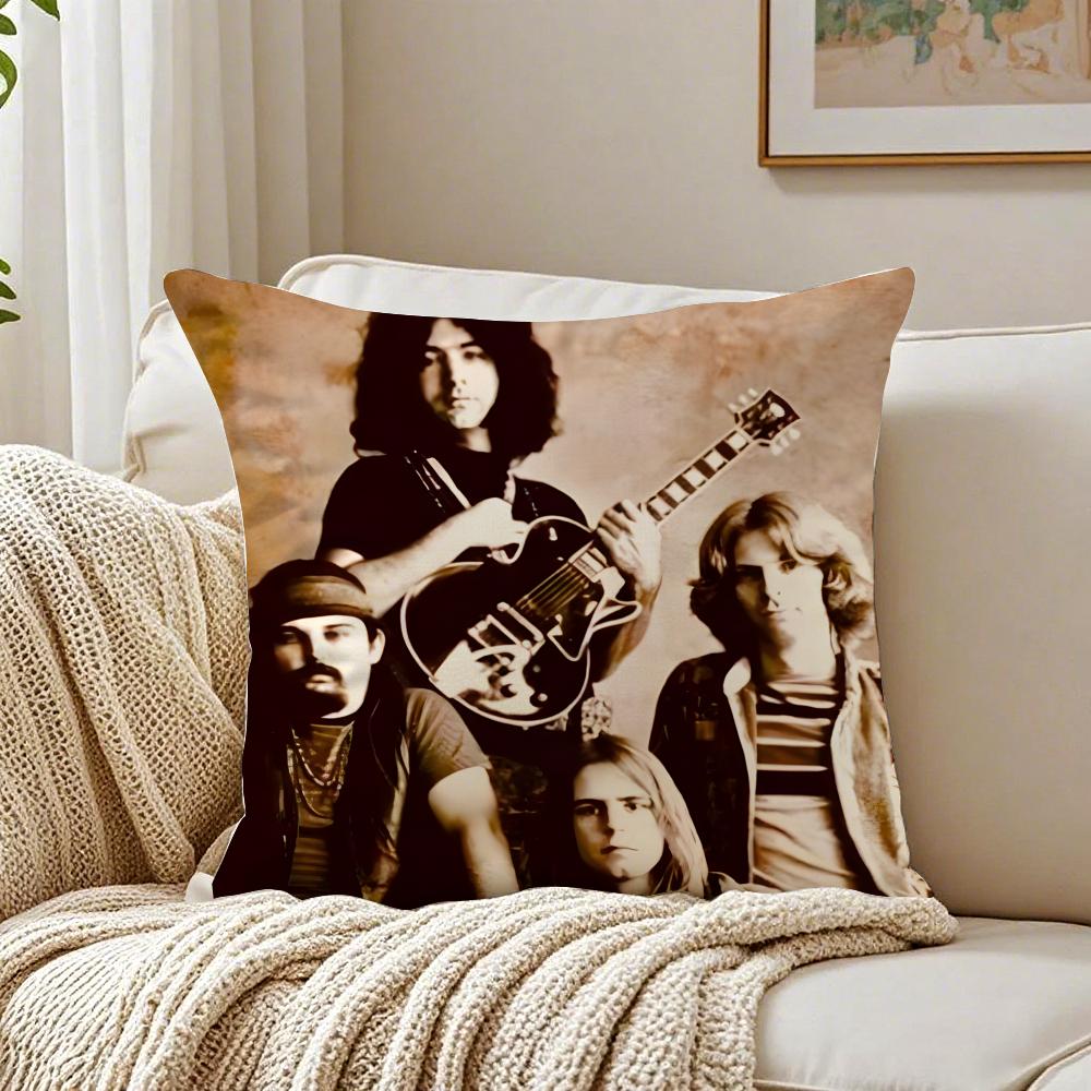 GGrateful Dead Cushion Cover Linen Pillowcase Soft for Sofa Bed Home Room Decor