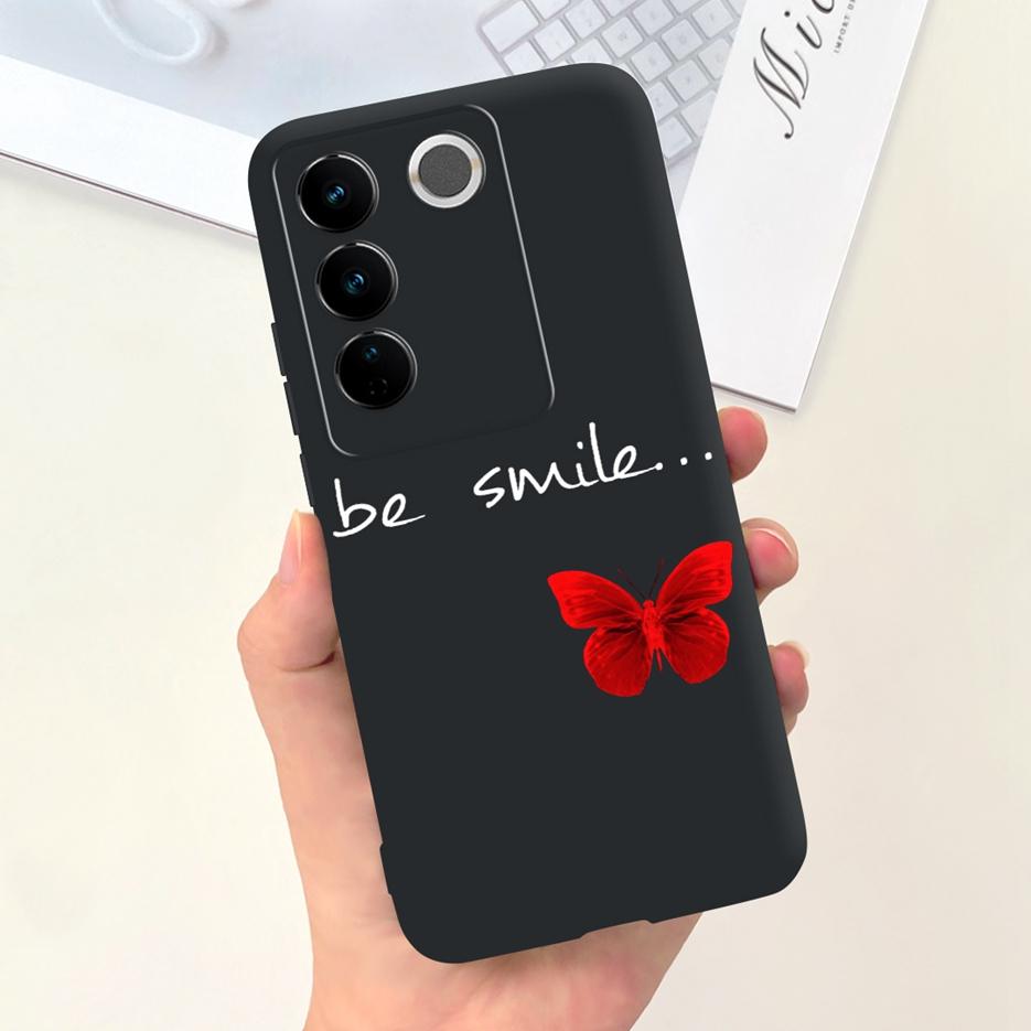Чехол для Vivo V27 Чехол для Vivo V27e V2237 Милый Модный Расписной Чехол Мягкий Силиконовый Чехол для Телефона Для Vivo V27 Pro V 27 V27e Задняя Крышка Сумки