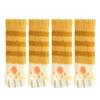 4Pcs Table And Chair Foot Pad Foot Cover Knitted Socks Cat Claw Mute Wear-resistant Non-slip suitable Floor Protection Mat