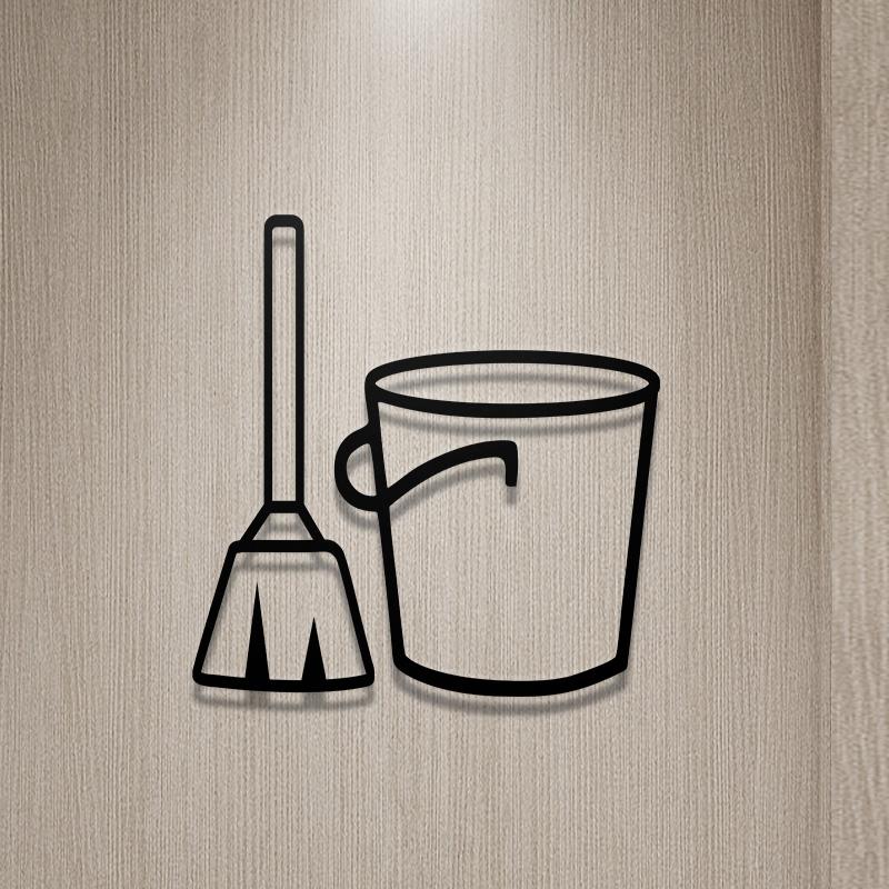 Торговые центры Офис Туалет Табличка Акриловая 3D Наклейка на дверь туалета Наклейка на стену Туалет Вывеска Арт Отель Домашний декор