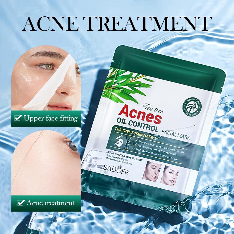 Tea Tree Mask 25g SADOER Refreshing Moisturizing Moisturizing Tablets