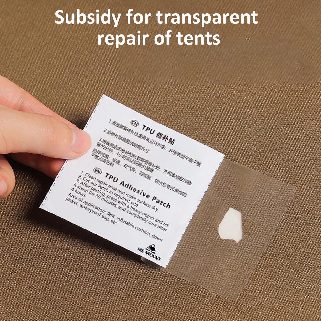 Ремонтная лента для каяка Водонепроницаемая наклейка из ТПУ Прозрачные заплатки Ремонт плотов Лодочные заплатки Для надувной лодки-плота Каноэ