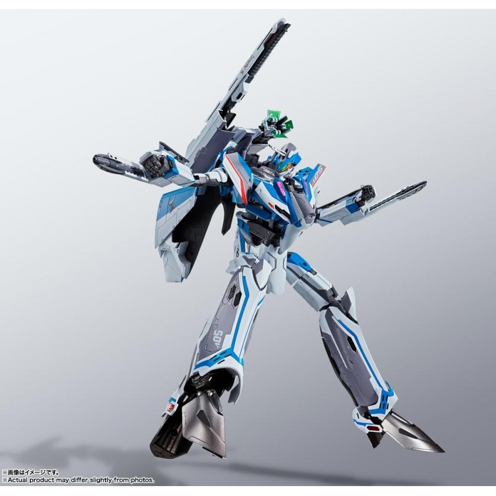 DX Chogokin Macross Delta VF-31J Super Siegfried (Машина Хаяте Иммельмана) Возрождение Вер. приблизительно. 260 мм ПВХ и АБС литая подвижная окрашенная фигурка
