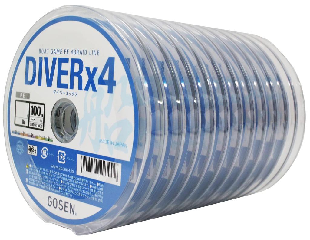 Gosen Diver X4 Многоцветный 100м 4 12-жильный [1200м] №