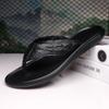 Fashion Crocodile Pattern Casual Slippers for Men Street Style Flip Flops Beach Sandals Summer Non-Slip Slides Quick Dry Male Half Drag