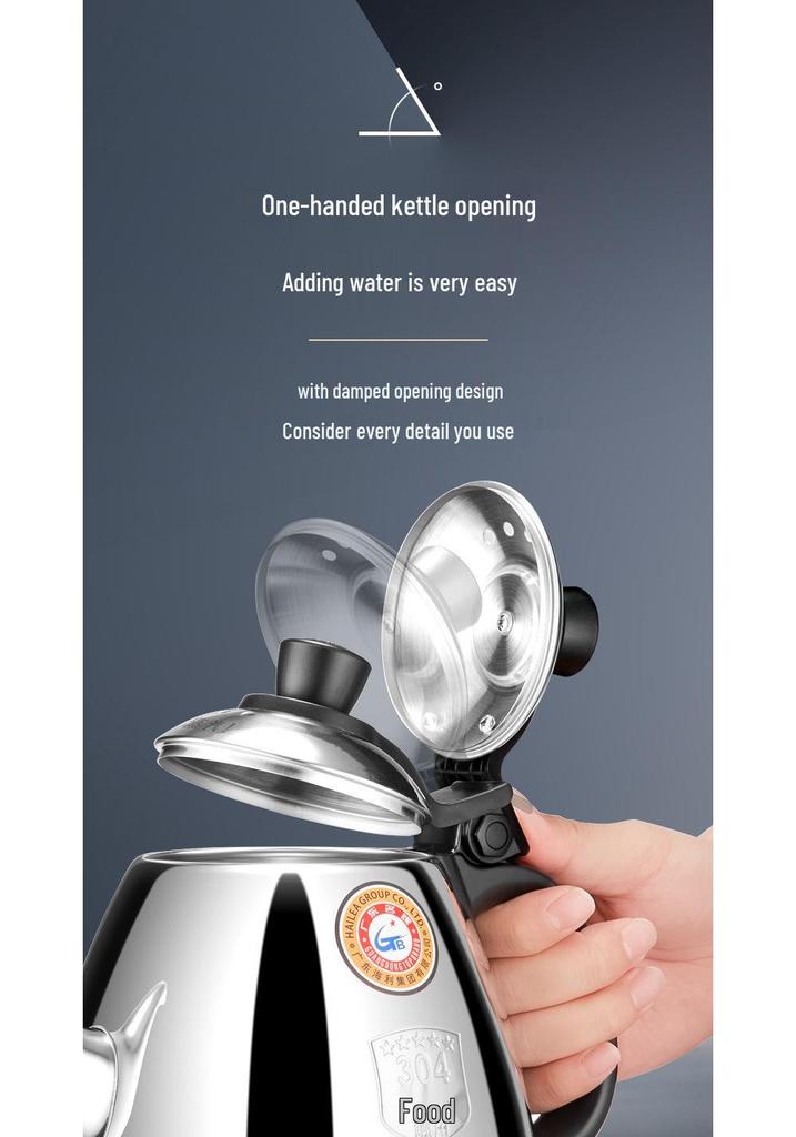 Электрический чайник Golden Stove E-400A, 1,2 л, из нержавеющей стали, чайник для чая, набор для чая