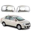 Для Nissan Versa Tiida Axis Седан 2004 2005 2006 2007 2008 2009 Аксессуары для автомобиля Зеркала заднего вида Хромированные накладки на дверные зеркала Накладной стиль