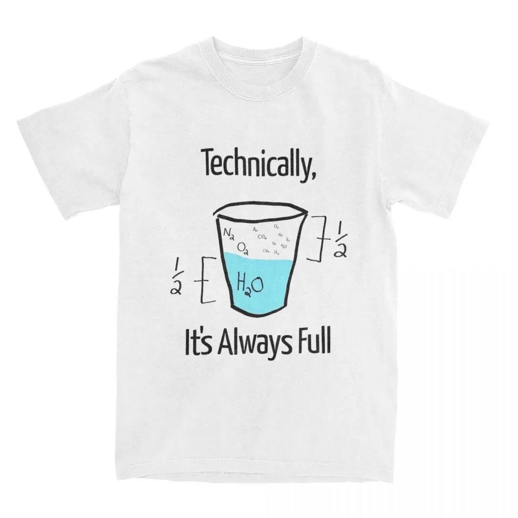 Men's Science Is Optimistic T-Shirts Technically It Is Always Full Top Tee Summer Classic T Shirt Casual Tshirt Plus #Color