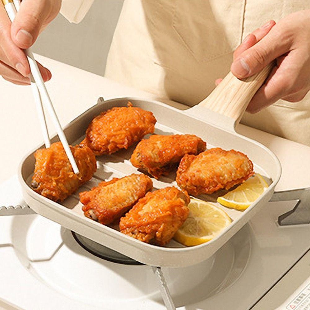 Жаростойкая ручка Сковорода для стейка Сковорода-гриль с антипригарным покрытием Бытовая сковорода для омлета Плита